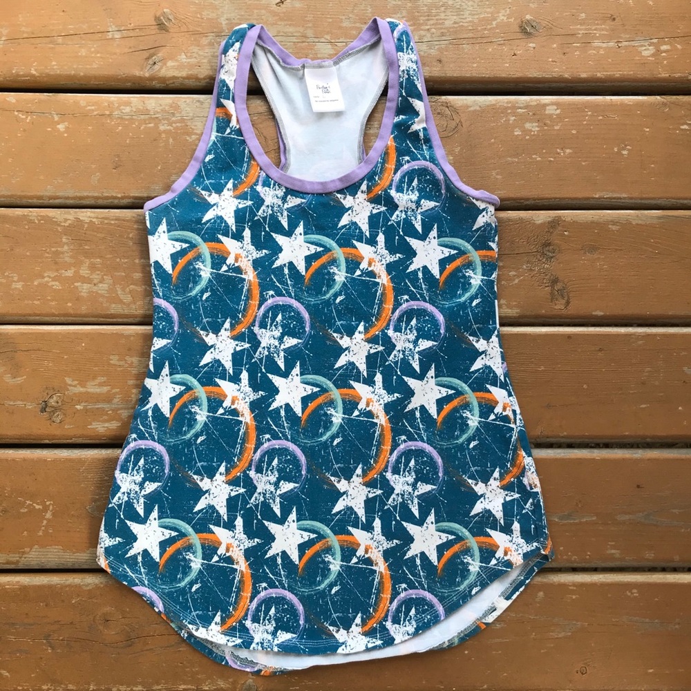 Paisley’s Pants Canadian Handmade Racerback Star Tank - Size Large
